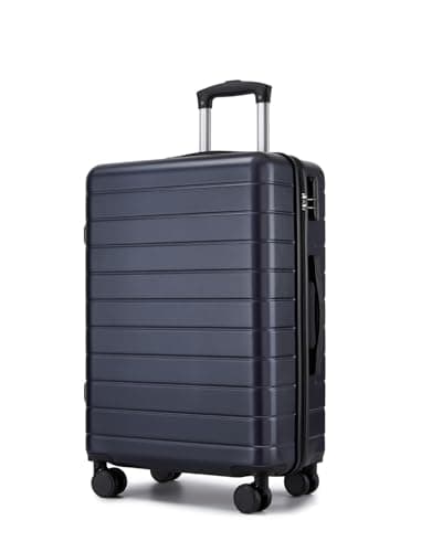 Image of Shavont 24 Inch Medium Suitcase, Lightweight ABS+PC Hard Shell Check-in Luggage with 4 Spinner Wheels, Durable Travel Suitcases for Holiday & Business Trips