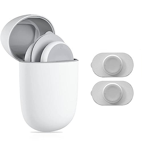 Image of Muscle Stimulator,Wireless Rechargeable TENS Machine, 6 Modes Electronic Pulse Cordless Massage Machine for Pain Relief(Color:White)