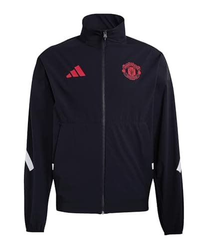 Image of adidas Performance Manchester United Anthem Jacket, Black, L Men's