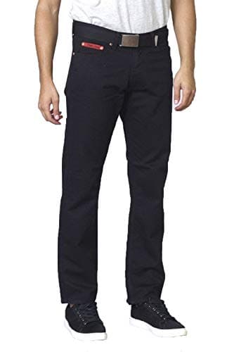Image of Mens Kingsize Black Bedford Cords (42"-60") (58" 34")