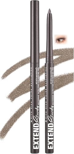 Image of Waterproof Gel Eyeliner Pencil, Twist-Up Smudge-Proof Eye Liner with Fine Tip, Smooth Creamy Formula for Precise Shimmer Lines, for Waterline and Daily Makeup (10 Soft Taupe)