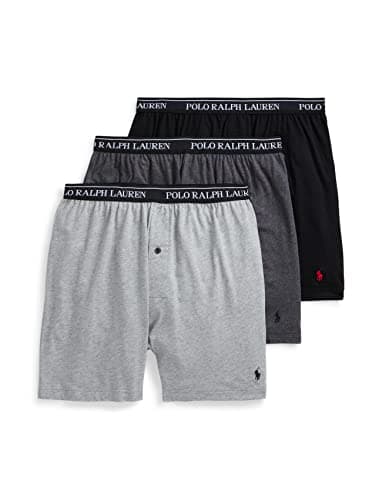Image of Ralph Lauren Polo Classic Cotton Knit Boxer 3-Pack