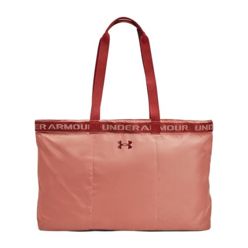 Image of Under Armour Ua Favorite Tote UA Favorite Tote for Men, Canyon Pink/Earthen Orange, One Size, Minimal