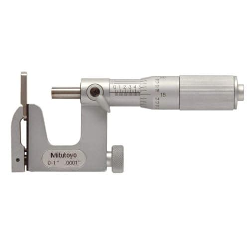 Image of Mitutoyo 117-107 Interchangeable Anvil Micrometre, Range 0"-1"