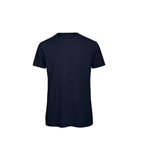 Image of B&C Mens Favourite Organic Cotton Crew T-Shirt (M) (Navy Blue)