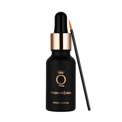 Image of Eyebrowqueen Brow Serum | Scientifically Proven 43% Increase in Brow Thickness | For Eyebrows and Eyelashes | Healthy Hair Growth and Thickness | Nourishes and Conditions | 20ml