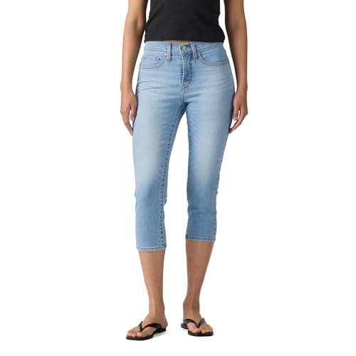 Image of Levi's Damen 311 Shaping Skn Capri 22 Jeans, Up and Away, 28W