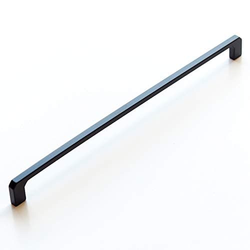 Image of 320mm Matt Black D Handle for Kitchen Cabinets | Bedroom | Bathroom | Furniture | Cupboards