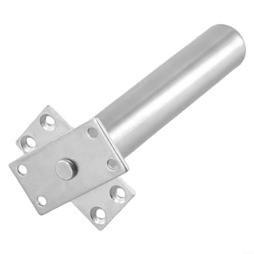Image of Fire Rated Automatic Door Closer with Concealed Tubular Chain Spring for Smooth Soft Closing Internal Doors, Suitable for Doors up to 50Kg and Both Handed Installation (Silver)