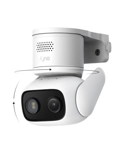 Image of eufy Wired Cam C31,360° Pan/Tilt,Outdoor Camera,Indoor Cameras House Security,Dual Antenna,Colour Night Vision,Subscription-Free On-Device Storage,AI People/Vehicle/Pet/Crying Detection,24/7 Recording