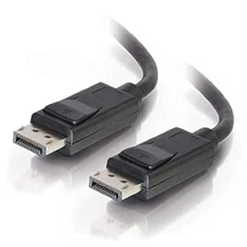 Image of C2G 1M 8K DisplayPort Cable with Locking Latches 8K UHD Ultra High Definition DisplayPort Male to Male Computer Monitor Cable Black …