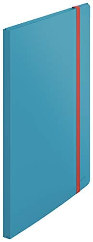 Image of Leitz A4 Plus Display Book, 20 Pockets, 40 Sheet Capacity, Cosy Range, Calm Blue, 46700061