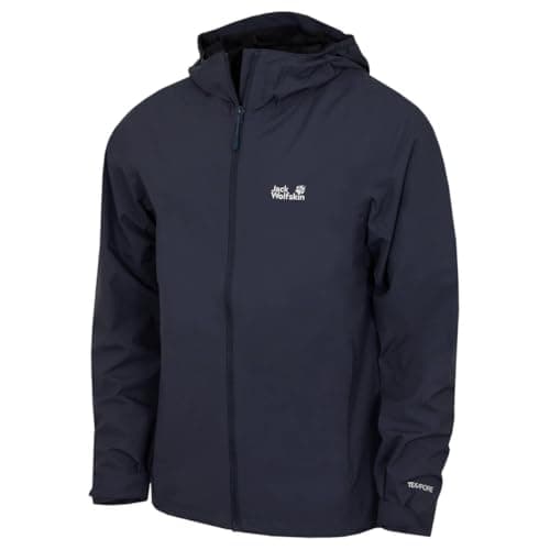 Image of Jack Wolfskin Mens Texapore Waterproof Jacket - Midnight Sky - XL