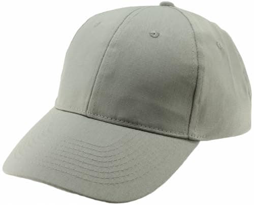 Image of Tom Franks Mens Cotton Blend Baseball Cap in Grey, Size: One Size