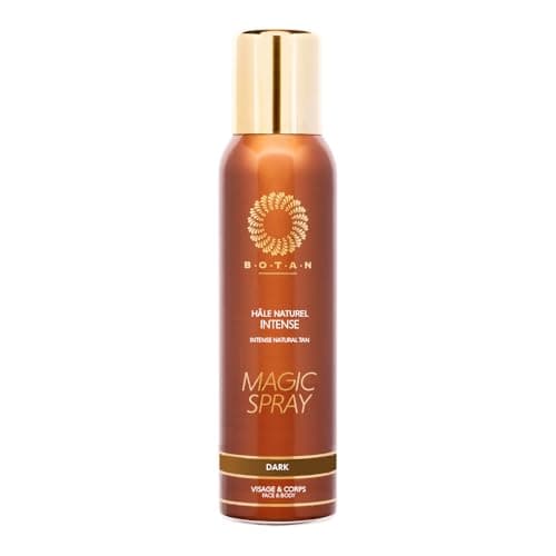 Image of BOTAN Cosmetics – Dark Self-Tanning Spray 125 mL – Natural and Radiant Tan – Vegan, Alcohol-Free Formula – Self-Tanning for Face and Body