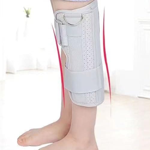 Image of RousuMedi Pediatric Leg Immobilizer Kids Knee Brace Support Child Knee Fixed Splint Leg Fracture Splint Knee & Leg Immobilizer/Knee Splint/Knee Brace (X-Small)