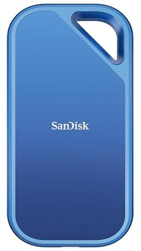 Image of SANDISK Creator Pro Portable NVMe SSD 1TB (up to 2000 MB/s read/write speeds for demanding workflows, 3 Meter drop protection, IP65 water & dust resistance, 1 Month Adobe Creative Cloud included)
