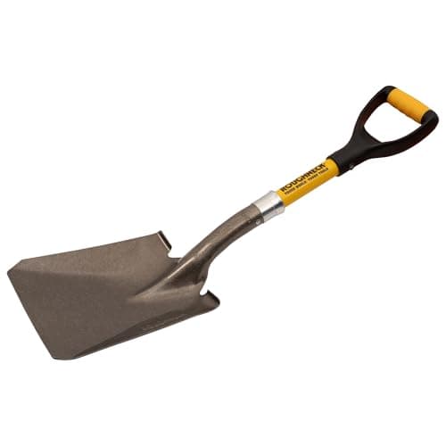Image of Roughneck Micro Bulk Shovel, Large Shovel Head, Heavy-Duty Blade, Compact Design for Small, Confined Spaces to Move Material from Bulk Bags - 730mm (29”)