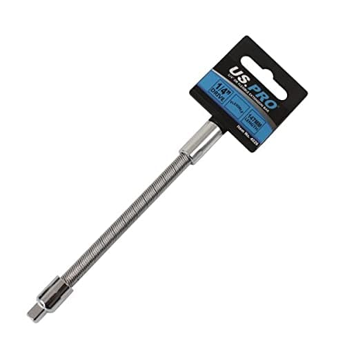 Image of US PRO 1/4" Drive Flexible Socket Extension Bar Adapter for 1/4" Sockets 4026