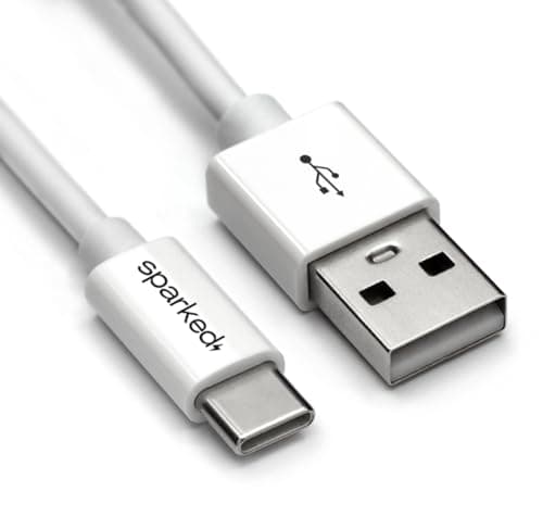 Image of SPARKED AirPod Charger Cable USB-C for AirPods Pro 3, AirPods 4 (4th Gen) Charging Cable – USB-C to USB-A Lead for Apple AirPods Pro 2, AirPods Max 2 Headphones Replacement 3A Wire Cord UK (1.2m)