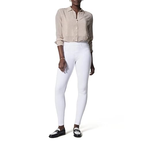 Image of Spanx Jean-ish Ankle Leggings,White,L
