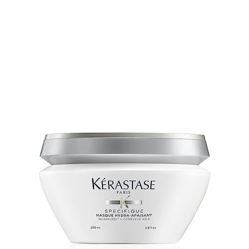 Image of Kérastase Specifique, Hydrating & Smoothing Conditioning Hair Mask, For Oil-prone & Sensitive Scalps, With Rhamnose & Complex AOX, Masque Hydra-Apaisant, 200ml