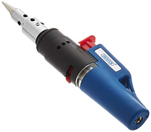 Image of Draper Butane Powered Soldering Iron | Gas Soldering Iron Kit | Variable Flame Control Soldering Gun | 78774