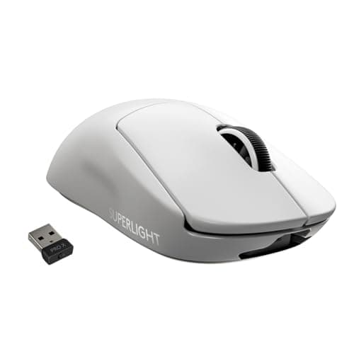 Image of Logitech G PRO X SUPERLIGHT Wireless Gaming Mouse,Rechargeable, PC/Mac, (German Packaging) - White