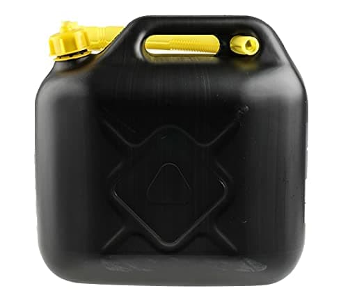Image of BARGAIN4ALL Plastic Fuel Jerry Diesel Petrol Can with Pouring Spout – Liquid Compatibility – Carry Anywhere – Oil Water Container Black (5L)