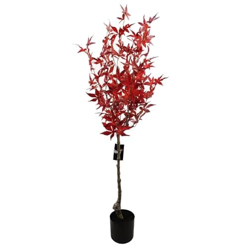 Image of Leaf 120cm Artificial Red Maple Tree