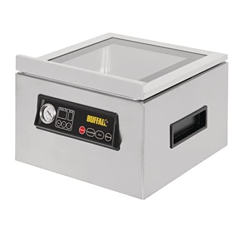 Image of Buffalo Digital Chamber Vacuum Machine (Pack 6) .5Ltr - Food Sealer with Cutter, LED Display, Armoured Glass Lid CT014