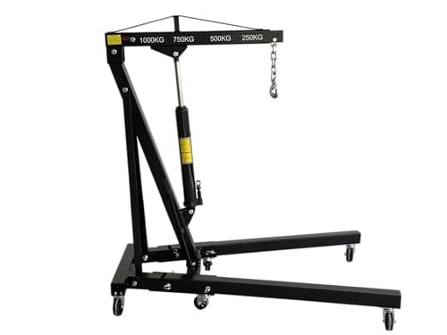 Image of Mechanics 1 Ton Professional Folding Engine Crane Hoist Lift