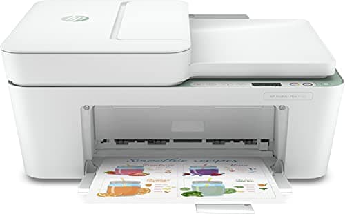 Image of HP DeskJet Plus 4122 Thermal Inkjet 4800 x 1200 DPI 8.5 ppm A4 Wi-Fi DeskJet Plus 4122, Thermal Inkjet, Color printing, 4800 x 1200 DPI, Color copying, A4, Green,White