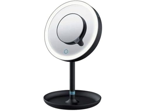 Image of Beurer Beurer BS 45 Limited Edition Illuminated Round Wall Mount Mirror 29 cm (W) x 61 cm (L) x 9 cm (H) Make-up Mirror