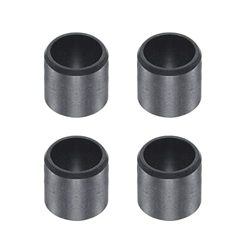 Image of sourcing map Sleeve Bearings 8mm Bore 10mm OD 8mm Length POM Wrapped Oilless Bushings Black 4pcs