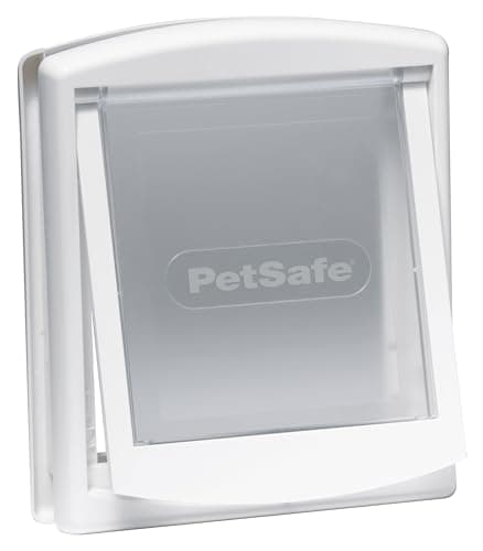 Image of PetSafe Staywell, Convenient, Original 2 Way Pet Door, Fast Installation, Easy Fitting, 2 Way Locking, Cat Flap for All Pets, Large - White