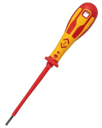 Image of C.K 49144 Dextro VDE Slotted Screwdriver 3.0mm x 100mm
