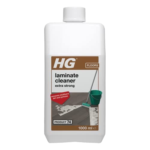 Image of HG Laminate Cleaner Extra Strong, Powerful Laminate Floor Cleaner & Faux Wood Stain Remover for Flooring, Highly Concentrated LVT Floor Cleaner & Vinyl Floor Cleaner - 1 Litre