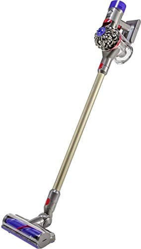 Image of Dyson V8 Animal+ Cordless Vacuum Cleaner with 2 Suction Modes, 115 W, 87 Decibels, Stainless Steel, 2 Speed Settings, Grey