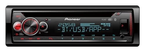 Image of Pioneer DEH-S720DAB 1-DIN Car Radio, CD Tuner with FM and DAB+, Bluetooth, MP3, USB and AUX Input, RGB Lighting, Hands-Free Calling, Smart Sync App, 13-Band EQ