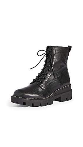Image of Sam Edelman Womens Garret Platform Combat Boot, Black Waterproof, 6 UK