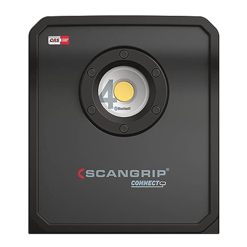 Image of SCANGRIP NOVA 4 Connect 4000 Lumen LED Portable Work Light, Power Tool Battery Operated, Light Dimmer Function, Built-in Power Bank, Cordless, Outdoor Work