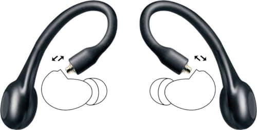 Image of Shure True Wireless Adapter for Sound Isolating Earphones, Secure Over-Ear Fit, Bluetooth 5 Wireless Technology, Long Battery Life With Charging Case, Fingertip Controls