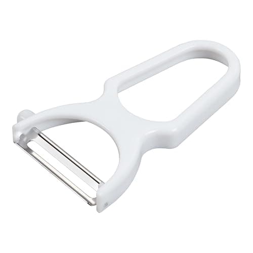 Image of Chef Aid Speed Peeler, Quick and Easy Swivel Peeler with double edged Steel peeling blade with plastic grip handle for comfort while in use, BPA Free Plastic and Dishwasher Safe