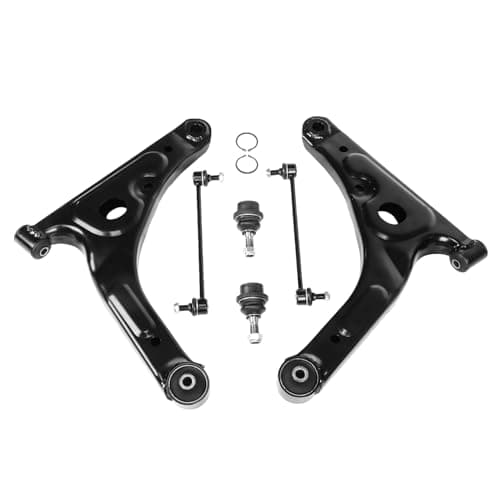 Image of Control Arms with Ball Joints and Links Kit Wishbone Suspension Kit Front Lower Compatible with Ford Transit MK6 MK7 2000-2013 1438318 1553246 1451914 1495685