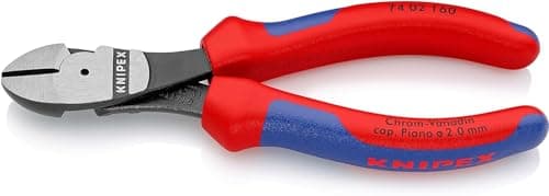 Image of KNIPEX High Leverage Diagonal Cutter with Multi-Component Handles 160 mm, 74 02 160