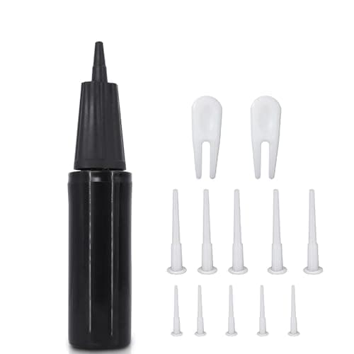 Image of Hand Air Pump,Two-Way Hand Yoga Ball Pump, 9 Inch Double Action Hand Pump Inflator for Exercise Balls, Swimming Ring,Balloons and Inflatable Balls