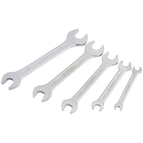 Image of Draper 30767 AF Open End Spanner Set, 5 Pieces , Blue