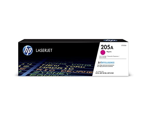 Image of HP CF533A 205A LaserJet Toner Cartridge, Magenta, Single Pack
