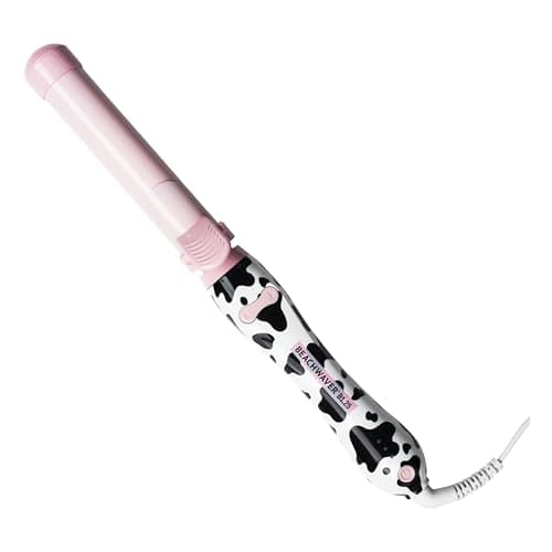 Image of Beachwaver Co. B1.25 Rotating Curling Iron - Wavy West Pink | Automatic 1 1/4-Inch Ceramic Curling Iron - Larger Barrel Size for Medium-to-Long Hair! | Auto-Shut Off, Travel-Friendly, Dual Voltage